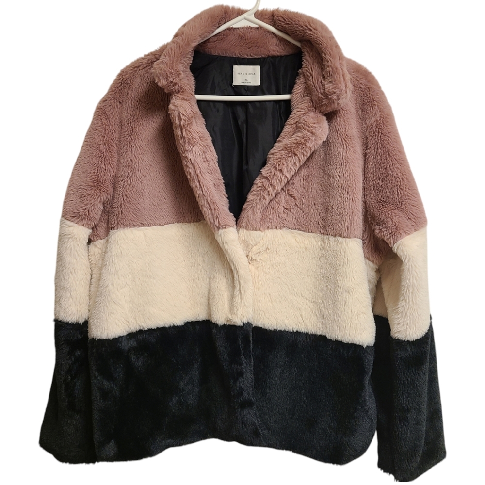 Fuzzy jacket xl furry jacket xl fuzzy coat xl furry coat xl super soft jacket xl